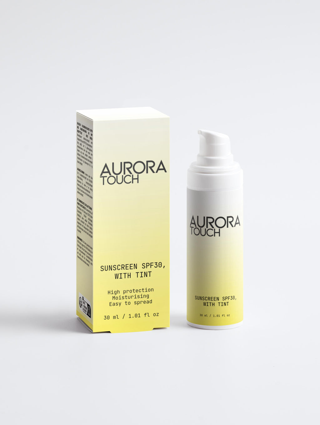 Sunscreen SPF30, with tint