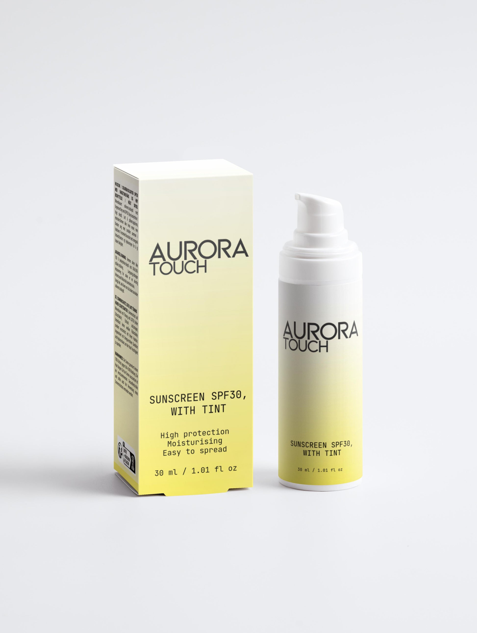 Sunscreen SPF30, with tint